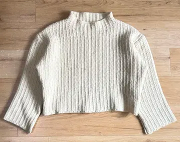 SPICK&SPAN 하이넥 니트 아이보리 프리 사이즈 루즈핏