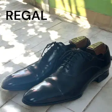 미사용 새상품 인기 모델 리갈 스트레이트 팁 011R 블랙 25.5