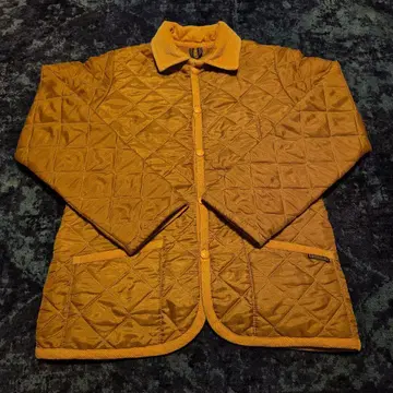 LAVENHAM 퀼팅 자켓 36 머스타드