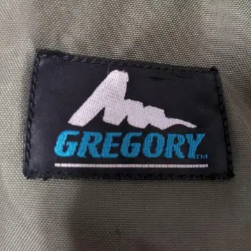 GREGORY 바디백 파랑 로고 새상품급