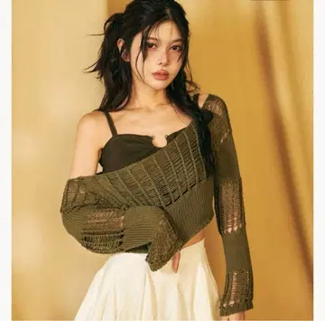 [ darich ] 다리치 시어 보더 니트탑