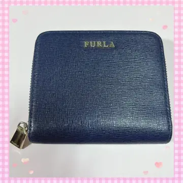 FURLA 네이비 접이식 지갑