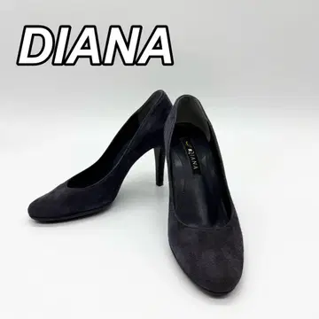 DIANA 다이애나 펌프스 스웨이드 네이비 하이힐