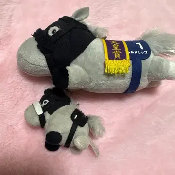 서러브레드 컬렉션 쁘띠 봉제 인형 골드십 천황상 프라이스 2개