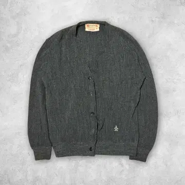[ 레어 ] Munsingwear 가디건 자수 로고 구제 의류 빈티지