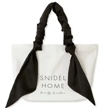 SNIDEL HOME 토트백 화이트/블랙