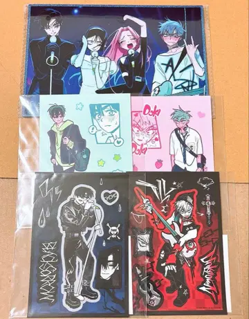 에이리언 스테이지 색지 스티커 씰 이반 틸 5점