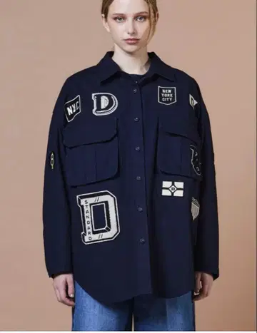 [ 새상품 ] 더블 스탠다드 클로징 밀리터리 포플린 자켓 미사용 택 포함