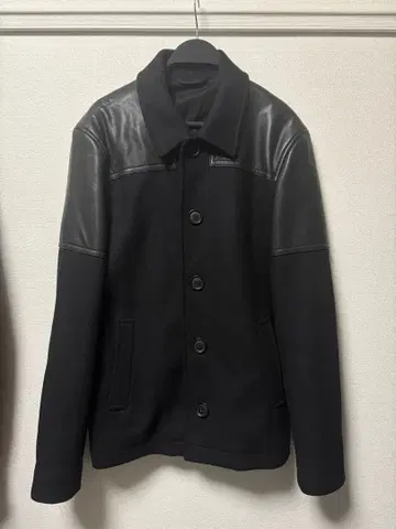 ALLSAINTS 올세인츠 터프 자켓 양가죽 절개 캐시미어 혼방 울