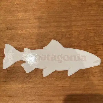 파타고니아 [단종] 화이트 트라웃 피쉬 스티커