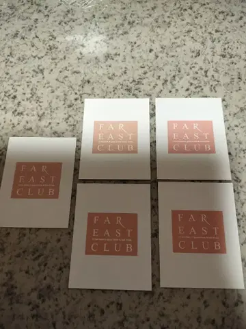 오다 카즈마사 FAR EAST CAFE 핀즈배치 응모권 10장 세트
