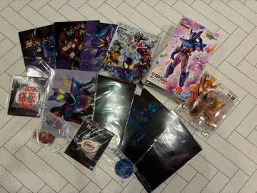 제일복권 가면라이더 가브 피규어 클리어 포스터 컴플리트 세트 덤