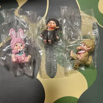 몬치치 마스코트 키체인 4개 세트