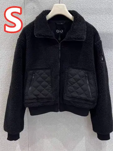 새상품 ALO YOGA 신상 블랙 아우터 자켓 S 사이즈