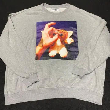 타이트 부스 맨투맨 그레이 L 사이즈