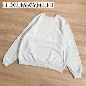 새상품급 BEAUTY&YOUTH 맨투맨 트레이닝복 애쉬 그레이 XL