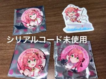 스시로 사쿠라미코 캔뱃지 3개 피크 1개 포함