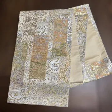 후쿠로 오비 골드 컬러 은색