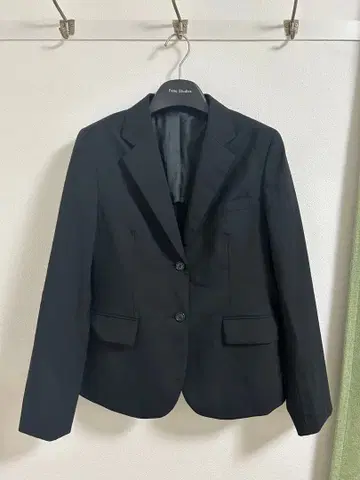 블랙 테일러드 자켓 여성용