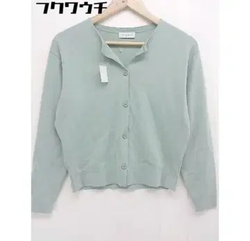 투모로우랜드 민트 블루 그린 가디건 긴팔