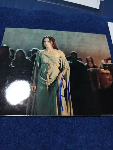 영화 [킹 아서] 키라 나이트레이 친필 사인 인증서 포함