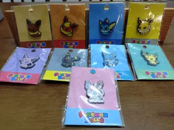 포켓몬돌스 이브이 메탈핀 배지 세트