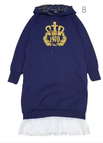 MILK 왕관 레지멘탈 시리즈 후드티 원피스