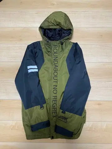 LEFLAH 마운틴 후드티 자켓 L 사이즈 그린 WANIMA