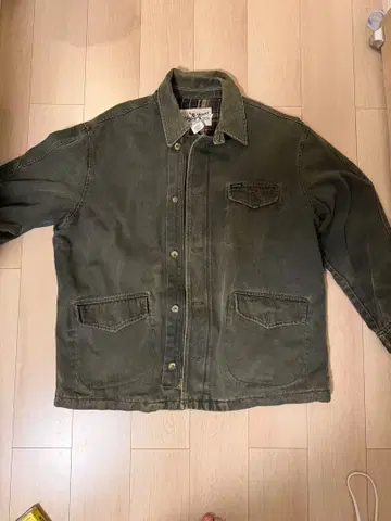 GUESS 올리브 그린 밀리터리 자켓