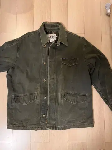 GUESS 올리브 그린 밀리터리 자켓