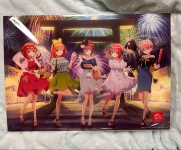 히코복권 5등분의 신부 A상 A3 클리어 보드