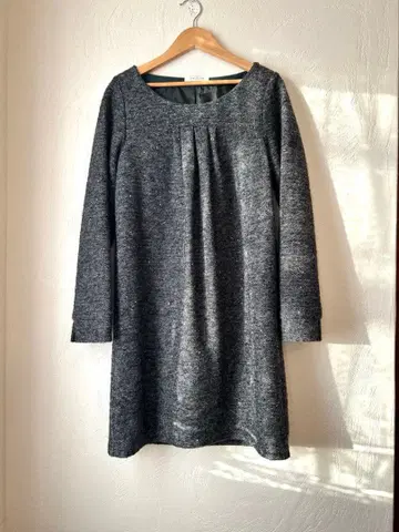 OFUON 오프온 원피스 튜닉 그레이 M