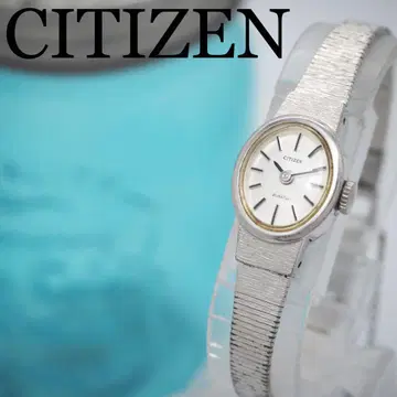 558 작동 CITIZEN 수동 와인딩 오벌 여성용 시계 빈티지