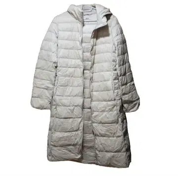 울트라 라이트 다운 롱 코트 베이지 유니클로