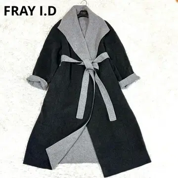 새상품급 프레이 아이디 리버 롱 코트 24AW 울 벨트