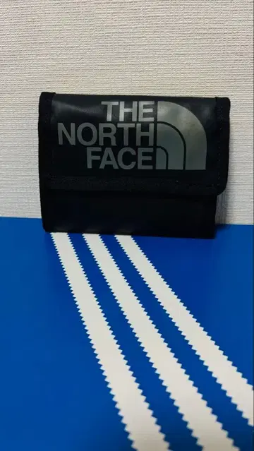 THE NORTH FACE 3단 폴더형 지갑 블랙