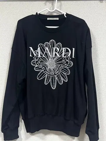 MARDI 플라워 그래픽 맨투맨