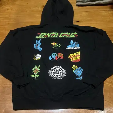 초레어 SANTA CRUZ 그래픽 후드티 스케이터 스트릿 M