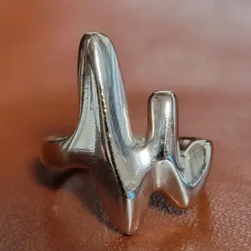 빈티지 은 반지 지그재그 무늬 실버 반지 실버 925