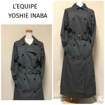 YOSHIE INABA* 더블 브레스트 코트 트렌치 원피스 [ 11 ]