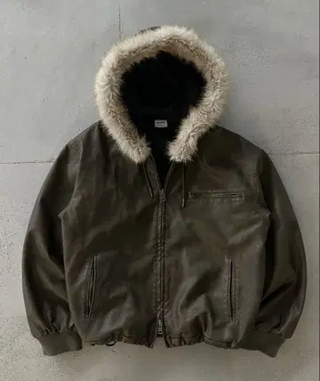 WISH FOR EVER 2WAY 후드 블루종