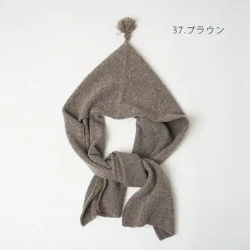 vlas blomme 블룸 후드 부착 머플러 스톨