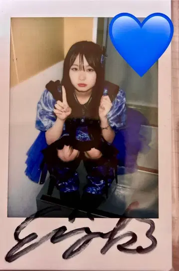 CANDY TUNE 키리하라 미즈키 폴라로이드 사인 포함