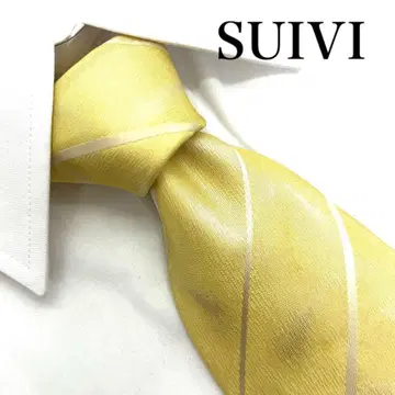 [ 새상품급 ] SUIVI 스트라이프 넥타이 남성용 한정판 수트 비즈니스