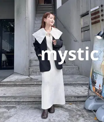 mystic 긴팔 니트 원피스 사이즈 M 미사용품