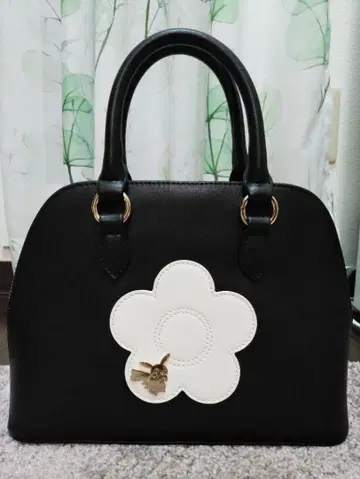 MARY QUANT 피카츄 메탈 데이지 패치 2WAY 미니 토트