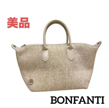 새상품급 이탈리아제 BONFANTI 본판티 울 핸드백 토트