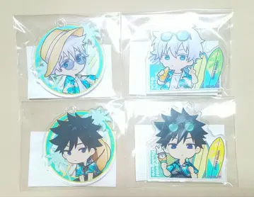 주술회전 마루쿠지 아크릴 키링 고죠 & 후시구로 세트