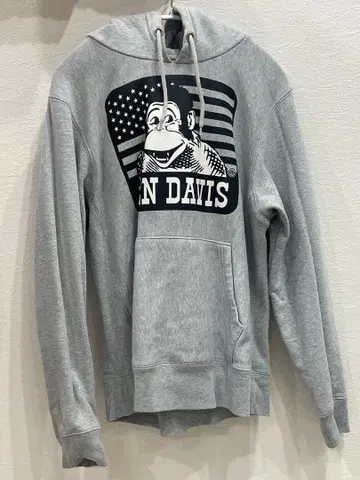 BEN. Davis 후드 부착 후드티 그레이 M 사이즈