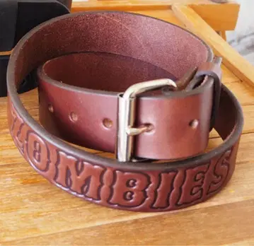 CYCLE ZOMBIES GOTH LEATHER BELT